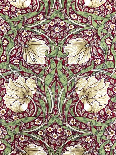 Morris pimpernel cotton fabric - morris,