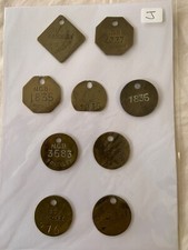 Set (j) of 9 Original