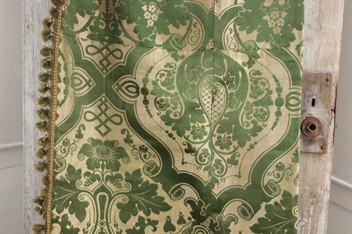 Silk brocatelle antique french - brocatelle,
