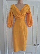 Bright Yellow Long Sleeve Wrap