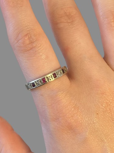 Vintage 9ct gold ruby - gold, &