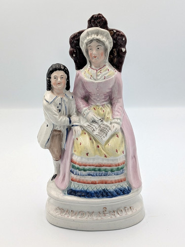 Victorian staffordshire figure - staffordshire,