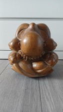 Wooden weeping buddha - buddha, statue