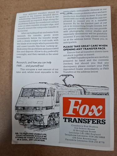 Fox transfers model - model, oo