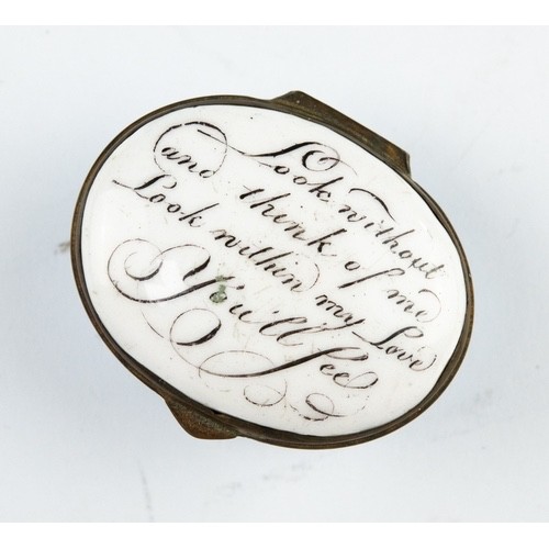 Antique bilston enamel - dd,