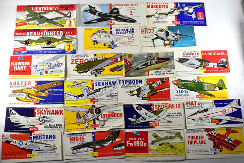 1960 collection airfix 72 - 1960's,