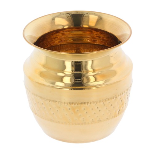 Hindu lota brass metal pot - hindu,