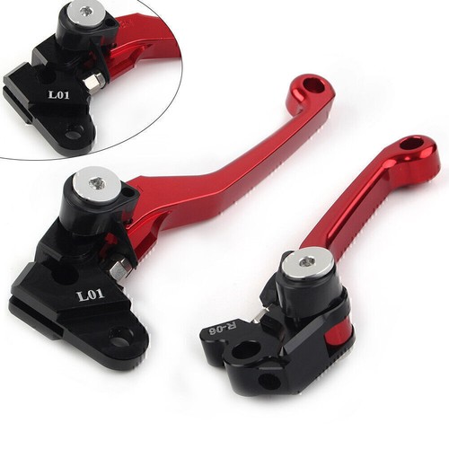 Red pivot brake - red, levers