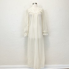 Vintage Peignoir Robe Cream