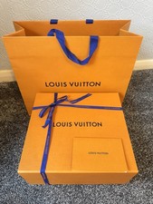 LV Louis Vuitton middleman Empty Gift Box & carrier bag size 30/27/14cm