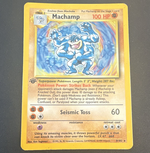 Pokémon tcg machamp 102 - tcg,