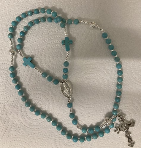 Rosary beads necklace - rosary,