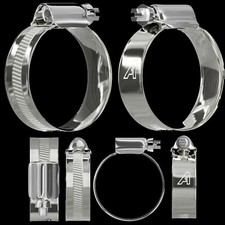 Hose Clamp Worm Drive Jubilee Type Clips Stainless Mild Steel Marine Grade Clip