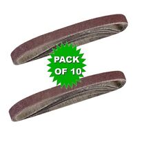 10 X Sanding Belts To Fit