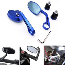 7/8" CNC Rear View Side Mirror Handle Bar End Oval For Yamaha  FZ1/FZ6 XVS1300