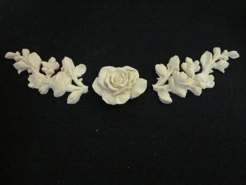 Vintage flexible rosebud leaf - flexible,