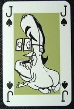 1 x playing card Michael