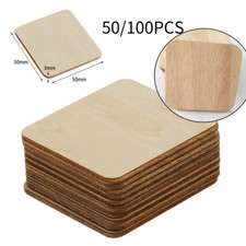 50-200PCS Blank Wood Slices