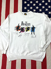 1990s The Beatles cotton sweatshirt band tee jumper RARE XL