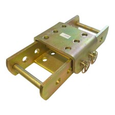 Extended Adjustable Tow Hitch Drop Plate 2 Pin Van Land Rover 4x4 Towing Towbar