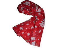 BRAND NEW GINGER BREAD MEN CHRISTMAS SCARF (WITH FREE SCARF HANGER)