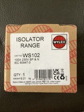 Wylex WS102 , 100amp Sp+n
