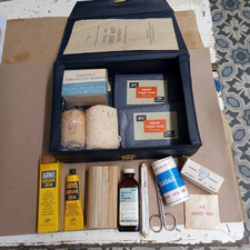 Vintage BOOTS First Aid Kit from 1971 Austin-Morris 250 JU 12 Seater PSV Minibus