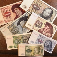 Germany, set of 7 notes: 5