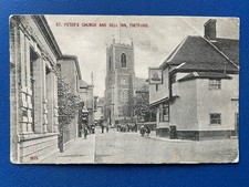 Thetford Postcard - St Peter’s Church And Bell In. - Posted