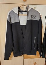 EA7 Men's Zipper Hoodie Size S