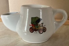 WADE SHAVING MUG WITH FIAT 1899 CAR ON FRONT. UNUSED CONDITION.