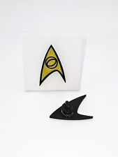 Star Trek Sciences Insignia 3D Print Pin Badge Retro Scifi Fan Trekkie UK Made