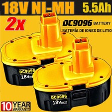 2Pack DE9098 Battery For