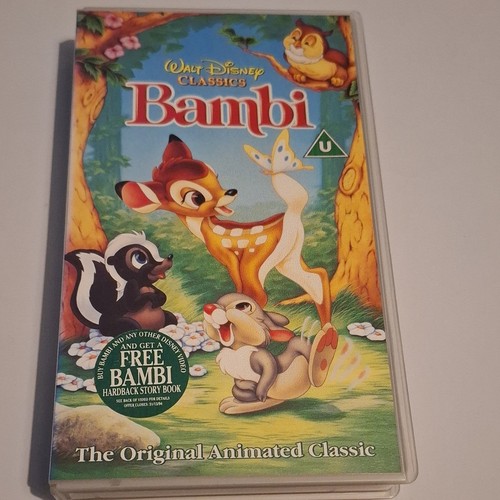 Walt disney classics bambi vhs - walt,