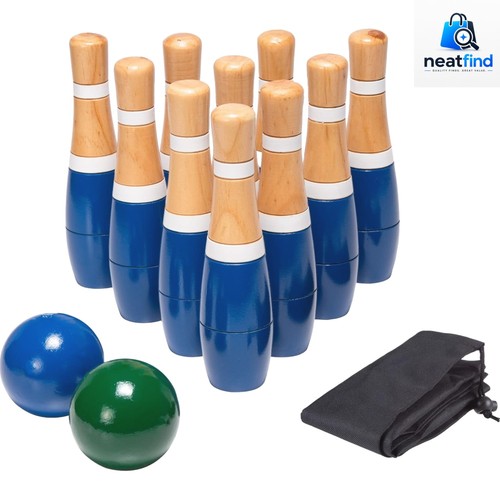 Portable piece lawn bowling - 13-piece,