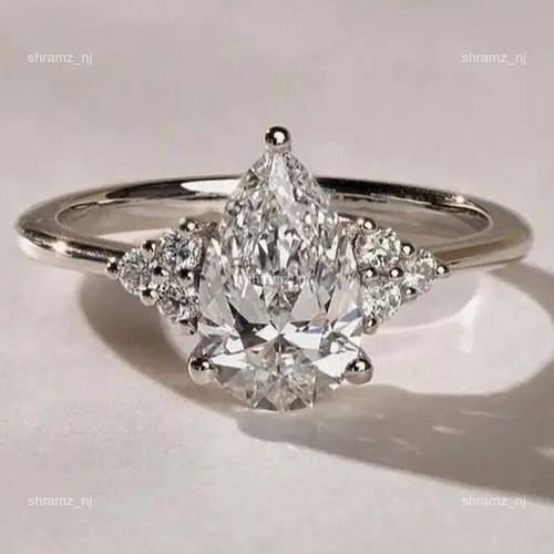 14k white gold april - 14k,