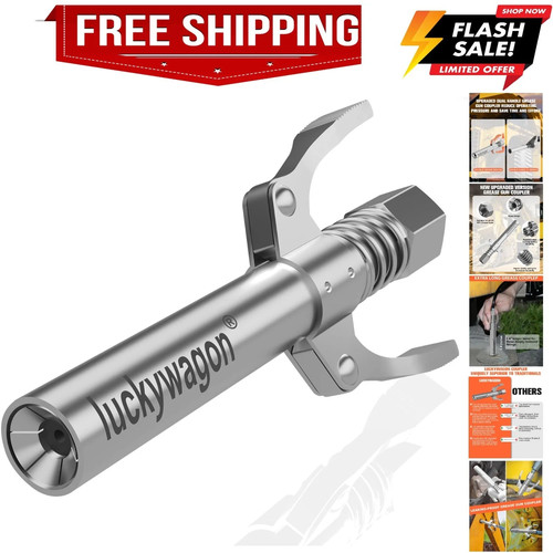 Grease gun coupler extra long - grease,