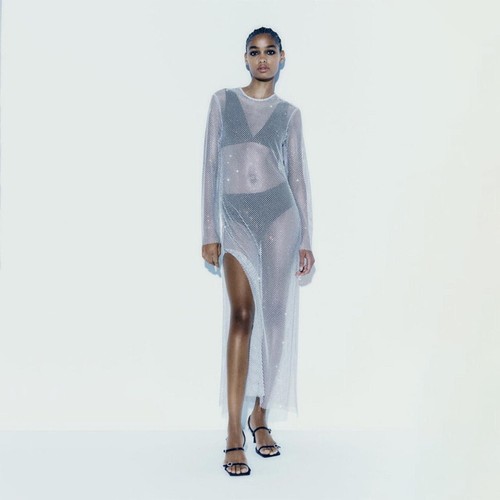 Zara light blue iridescent - zara,