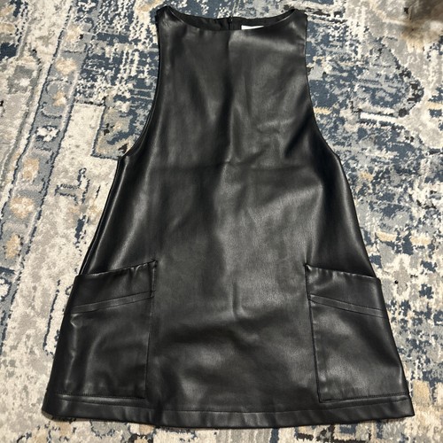 Zara faux leather black - leather,