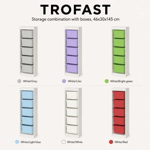 Ikea trofast storage unit with - trofast,