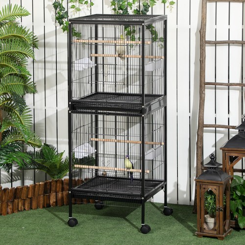 Large bird cage with - cage,