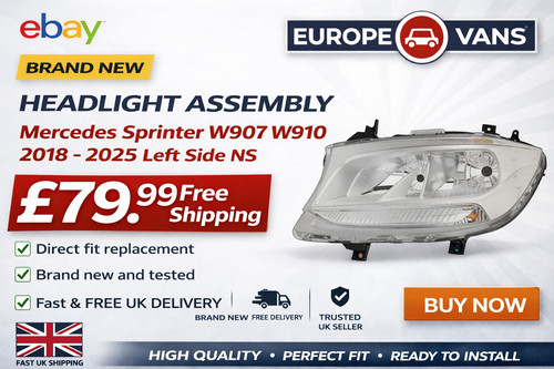 Sprinter headlight 2018 2025 - 2018,