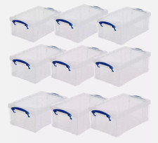 9 x Plastic Storage Box 9 L
