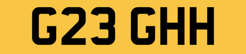Greg number plate private - greg,