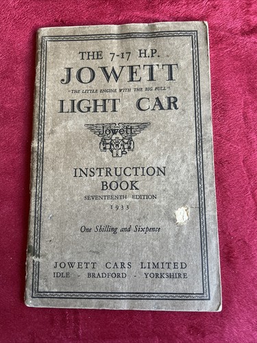 The jowett light car - the,