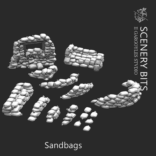 Tabletop terrain sandbags - tabletop,