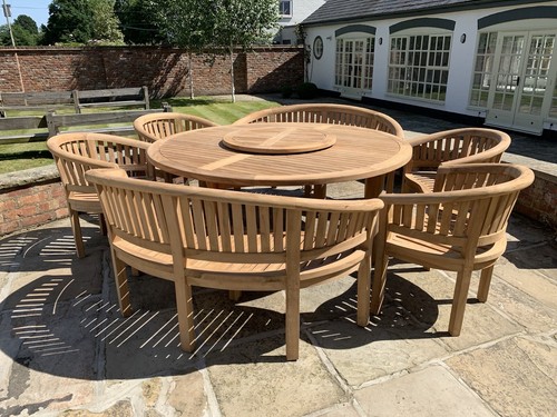 Wooden dinning teak seater - wooden,