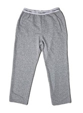Calvin Klein Pyjama Pants Womens Large Grey Lounge  Elastic Waist Joggers Style