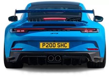 PORSCHE 911 TARGA NUMBER PLATE