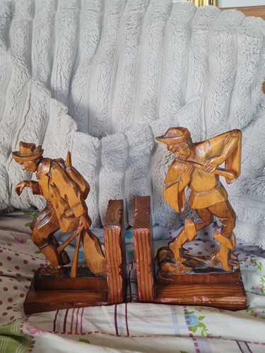 Vintage pine wooden carved - vintage,